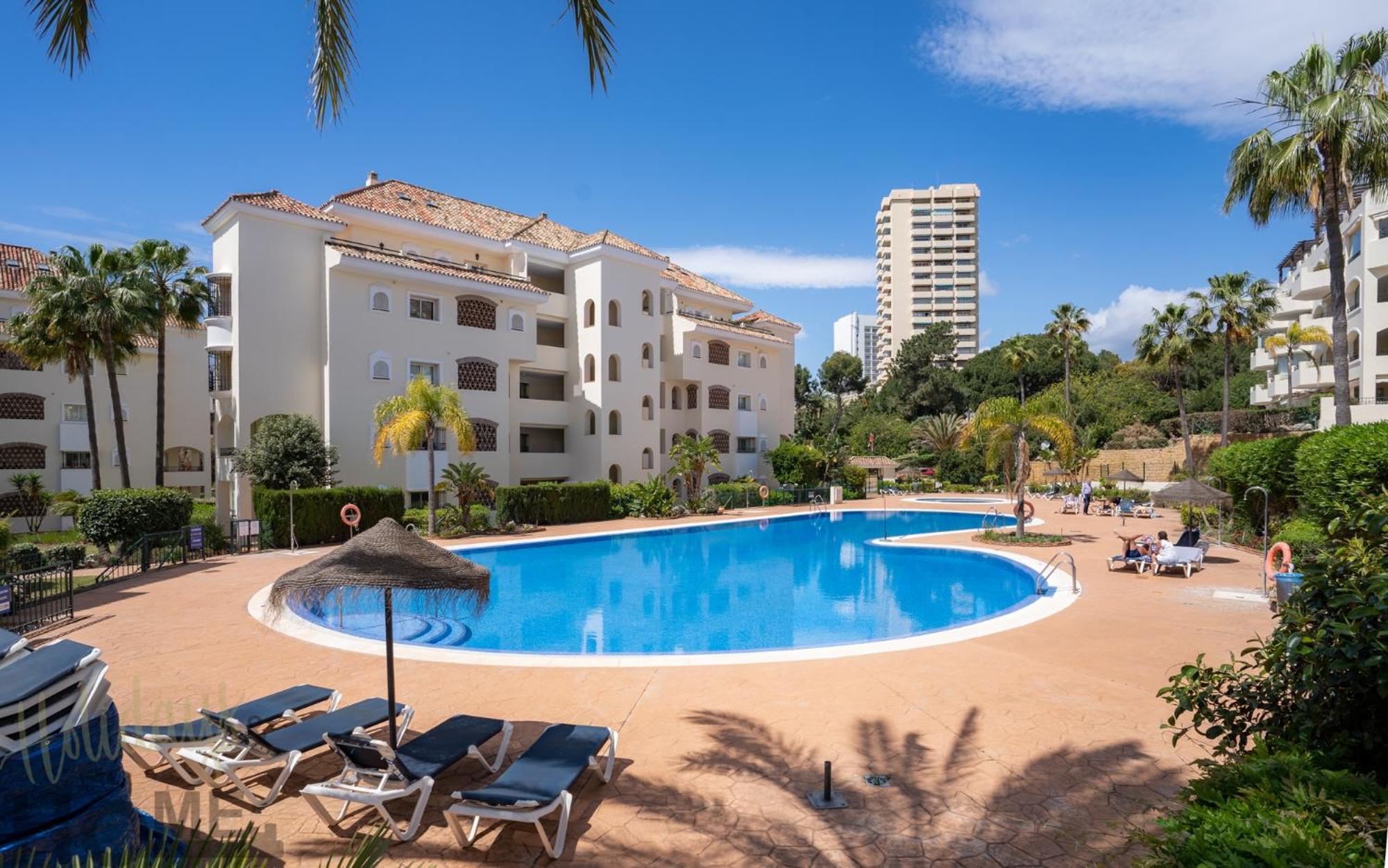 Ferienwohnung Hacienda Playa Elviria 300 M Playa,Jardin , 2 Hab ,Marbella Exterior foto