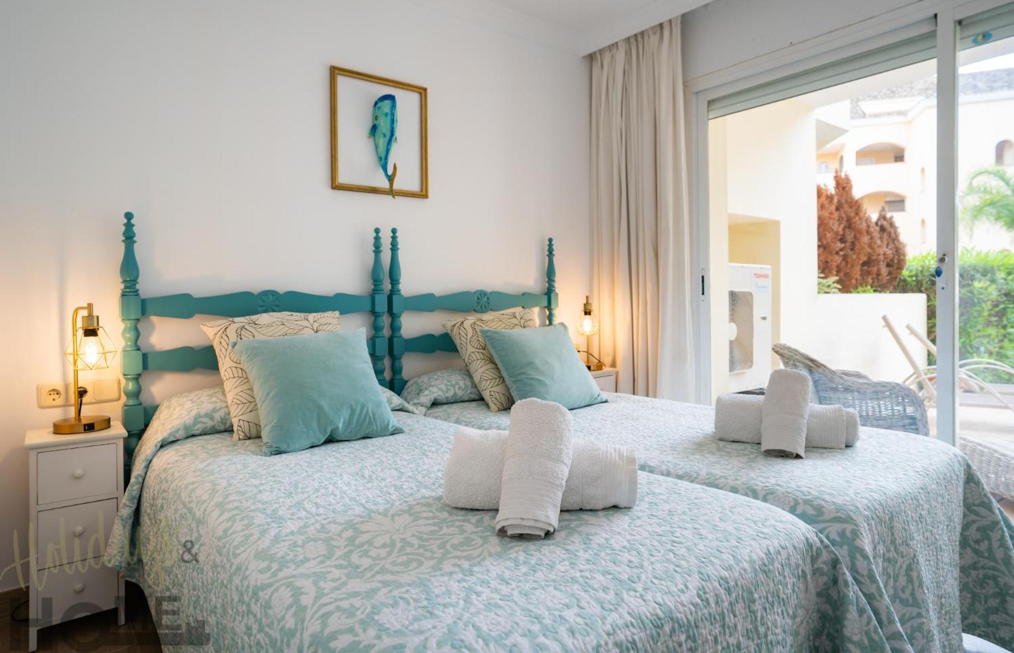 Ferienwohnung Hacienda Playa Elviria 300 M Playa,Jardin , 2 Hab ,Marbella Exterior foto